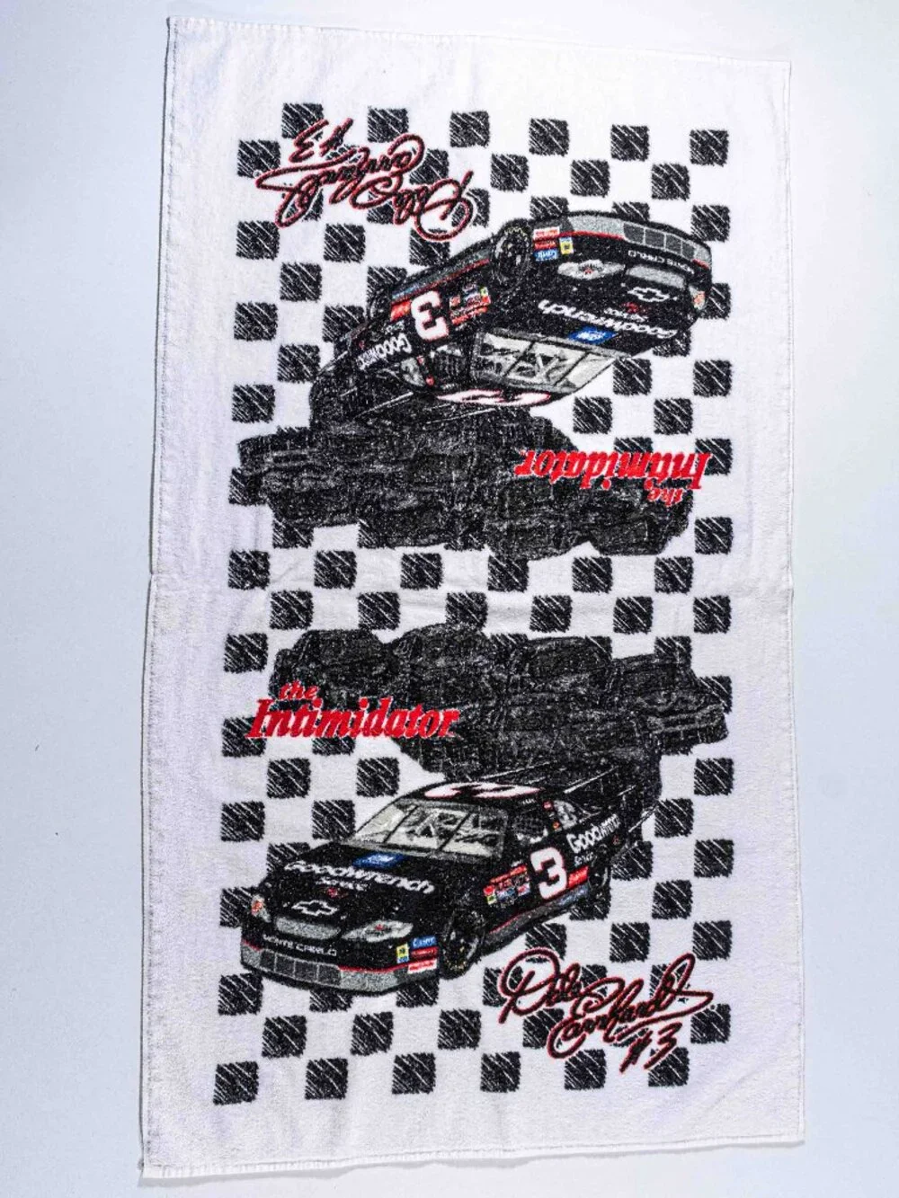 VTG Dale Earnhardt Nascar Towel Beach Bath The Intimidator GM Goodwrench 46x27